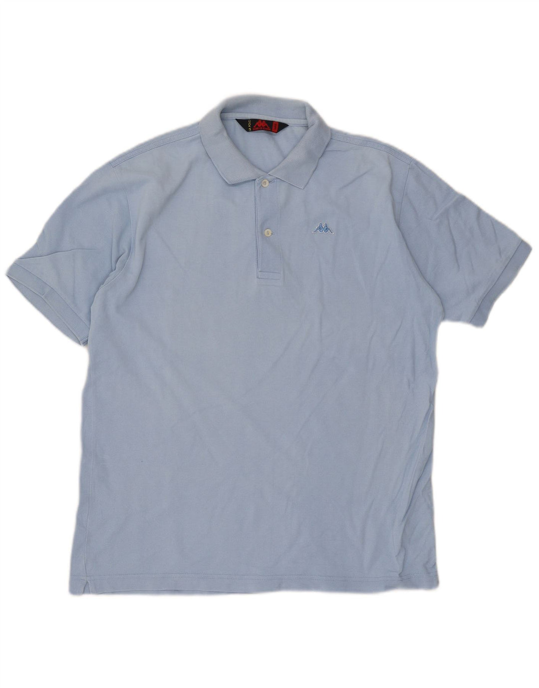Kappa Herren-Poloshirt, große blaue Baumwolle