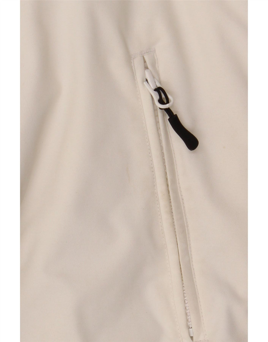 Adidas Herren Kapuzenjacke, gepolstert, UK 38, mittelweißes Nylon