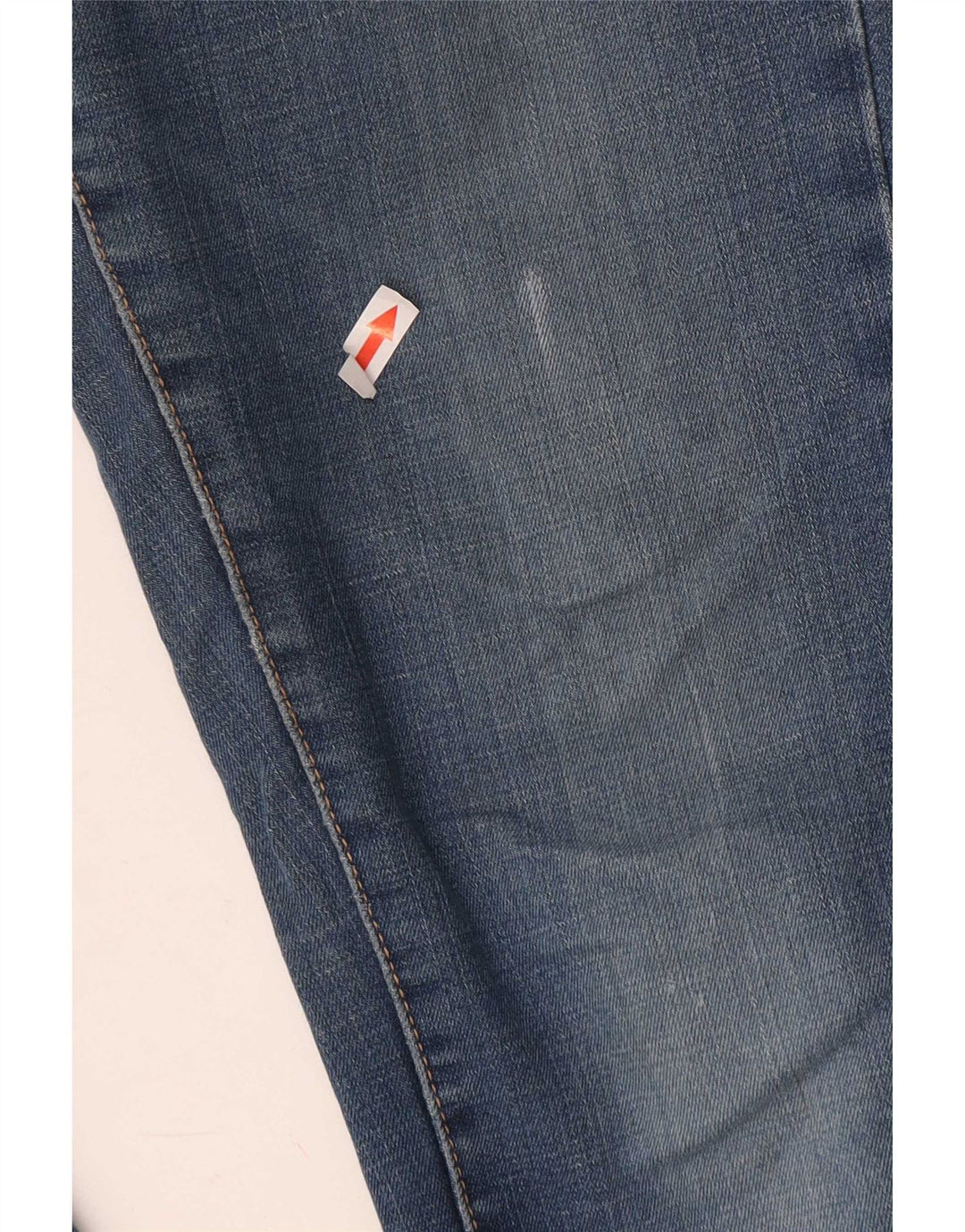 Levi's Damen 312 Distressed Shaping Slim Jeans W28 L27 Blaue Baumwolle