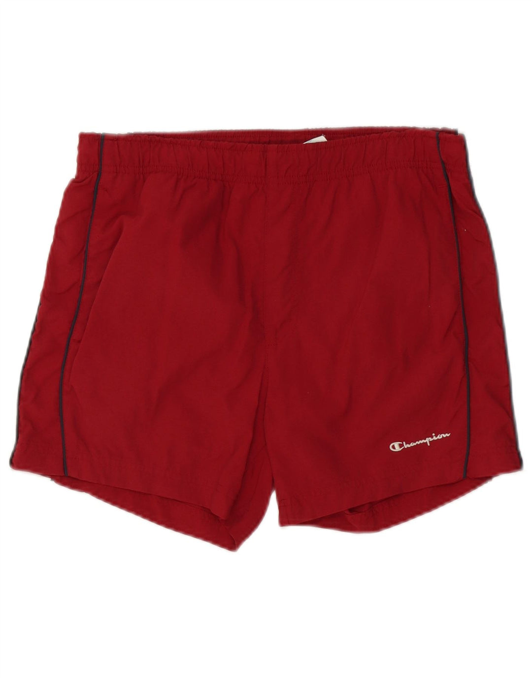 Champion Herren-Badeshorts, Mittelbordeauxfarbenes Farbblock-Polyester