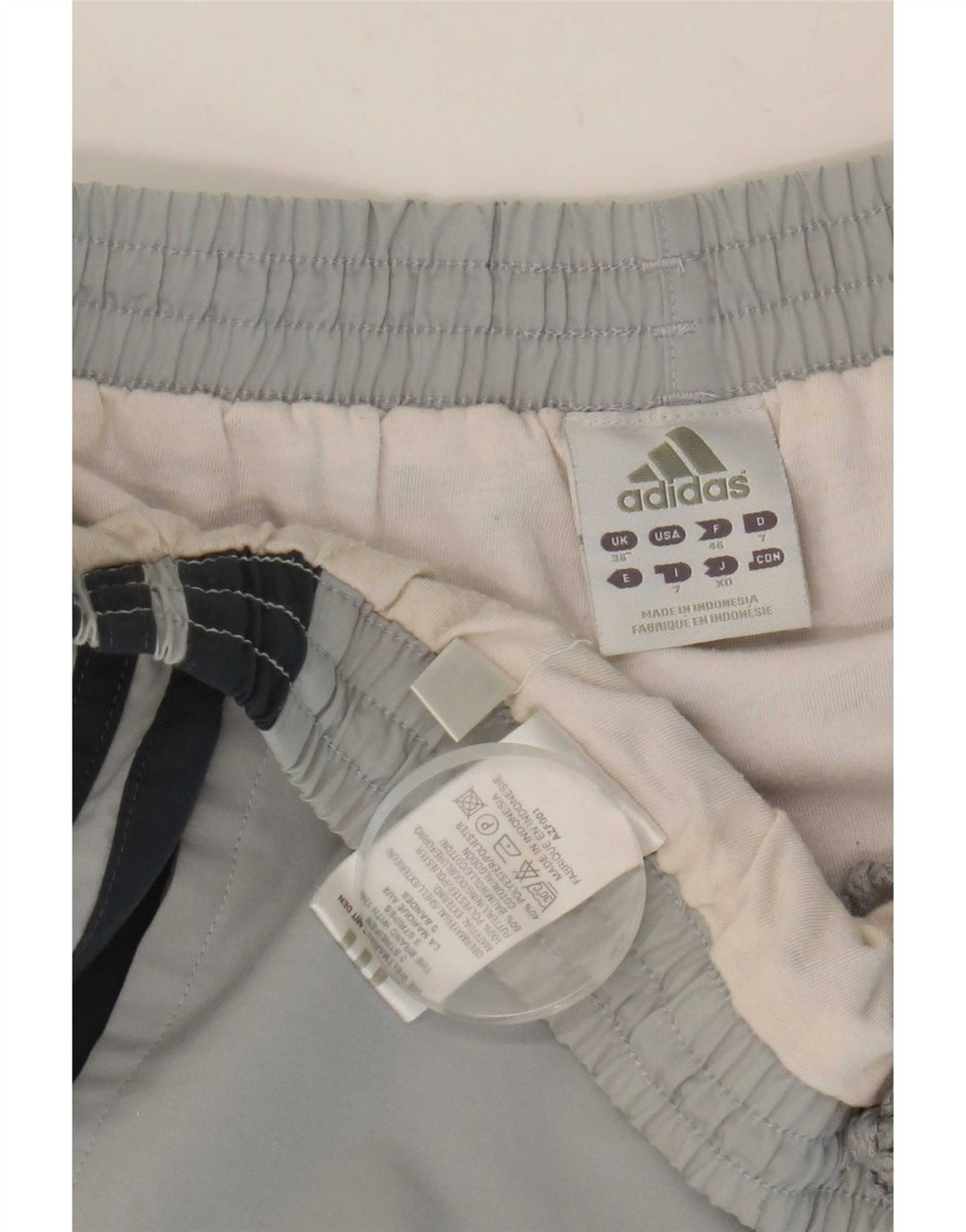 Adidas Herren-Sportshorts, große graue Colourblock-Baumwolle