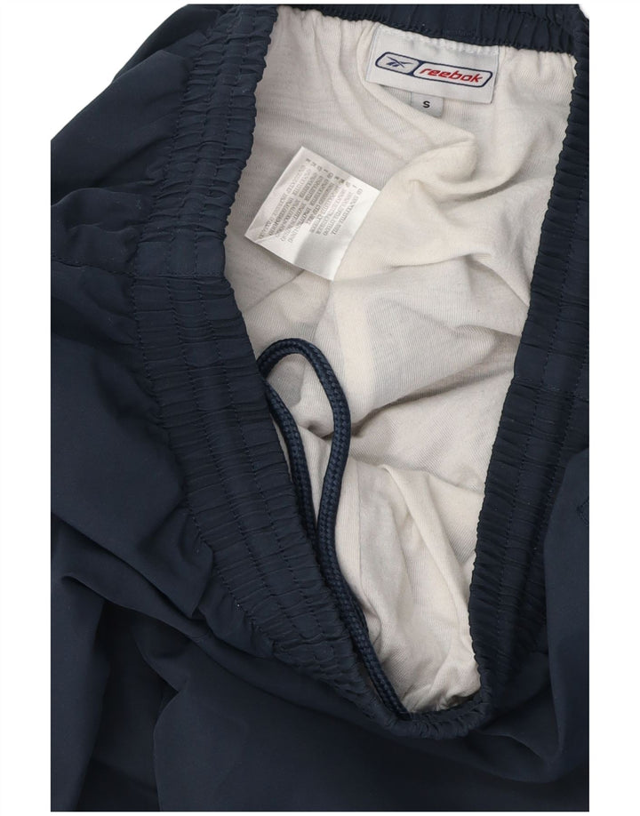 Reebok Herren-Trainingshose, Größe S, Marineblau, Polyester