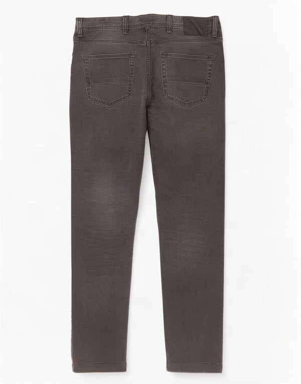 Marks & Spencer Herren Slim Jeans W38 L27 Graue Baumwolle