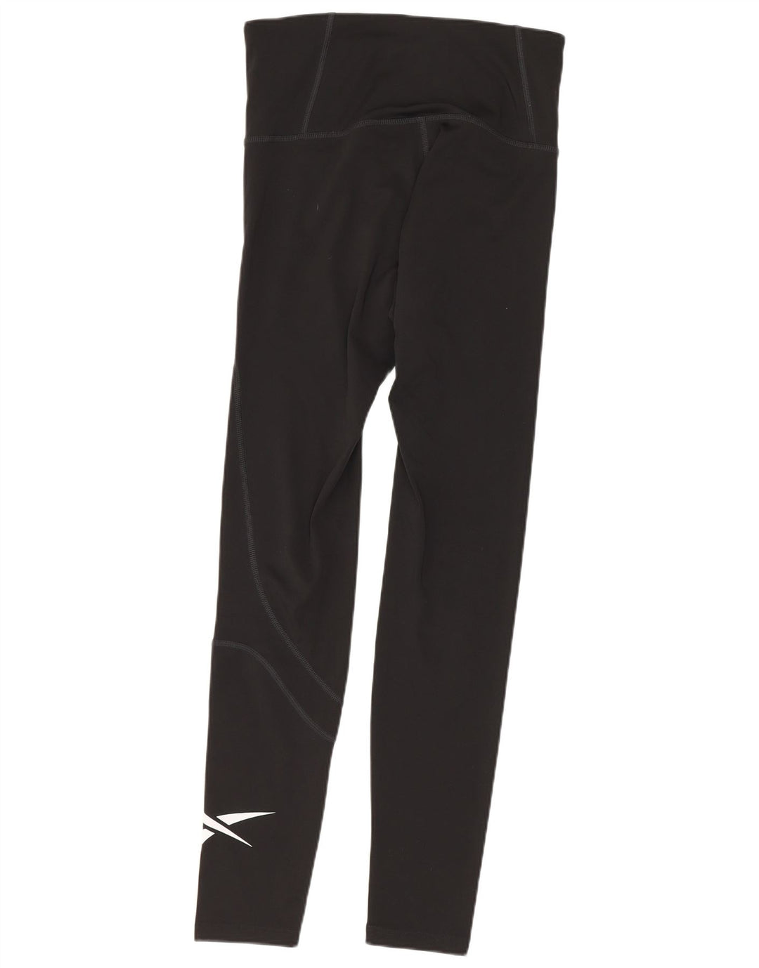 Reebok Damen Leggings UK 8/10 Small Schwarz Polyester