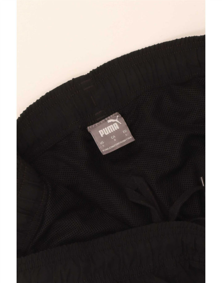 Puma Herren Graphic Sport Shorts Large Schwarz