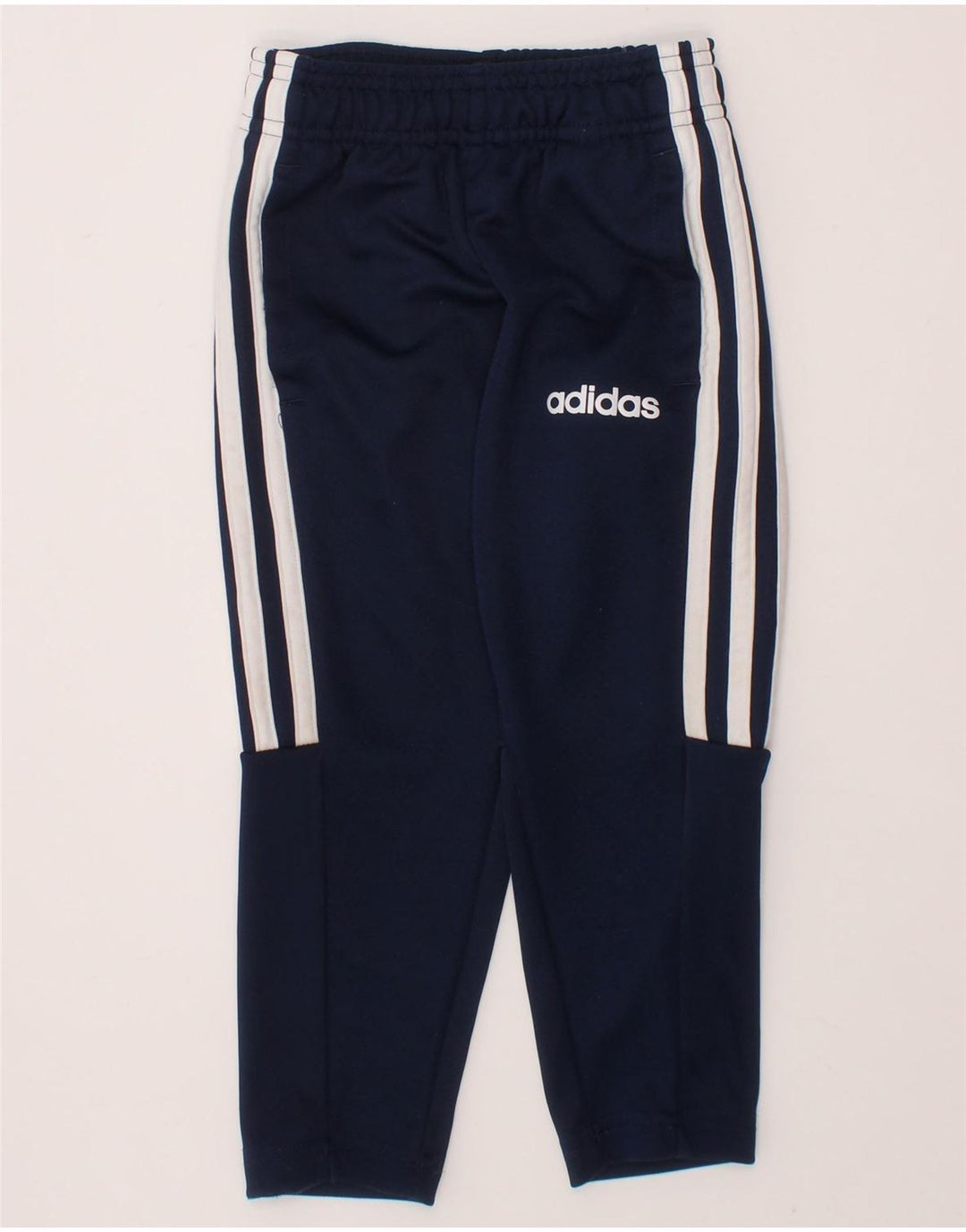 ADIDAS Boys Climalite Tracksuit Trousers 2-3 Years  Navy Blue Polyester Vintage Adidas and Second-Hand Adidas from Messina Hembry 