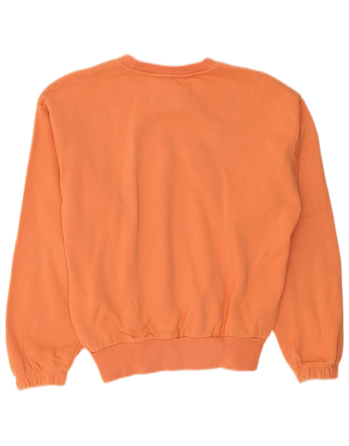 Champion Damen-Sweatshirt in Übergröße, Gr. 10, Größe S, Orange, Baumwolle