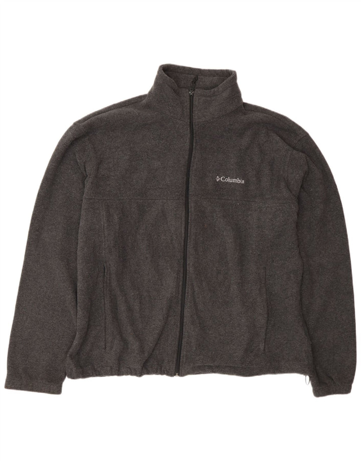 Columbia Herren Fleecejacke UK 42 XL Grau Polyester