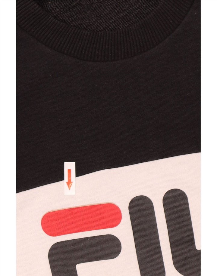 Fila Herren-Sweatshirt mit Grafik, klein, mehrfarbig, Farbblock