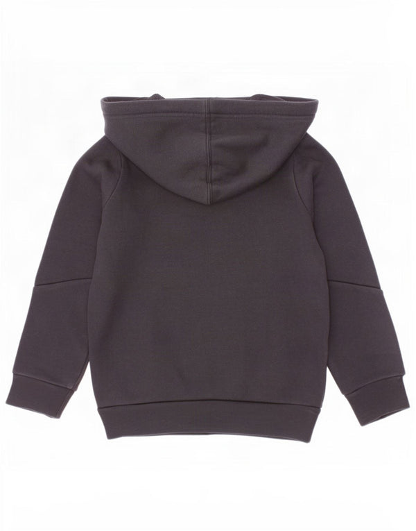 Adidas Jungen MESSI Kapuzenpullover, 5–6 Jahre, schwarze Farbblock-Baumwolle