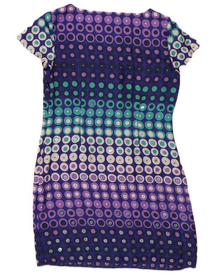 Boden Damen-Etuikleid, Größe M, mehrfarbig, geometrisch, Seide, modern, UK-Größe 40