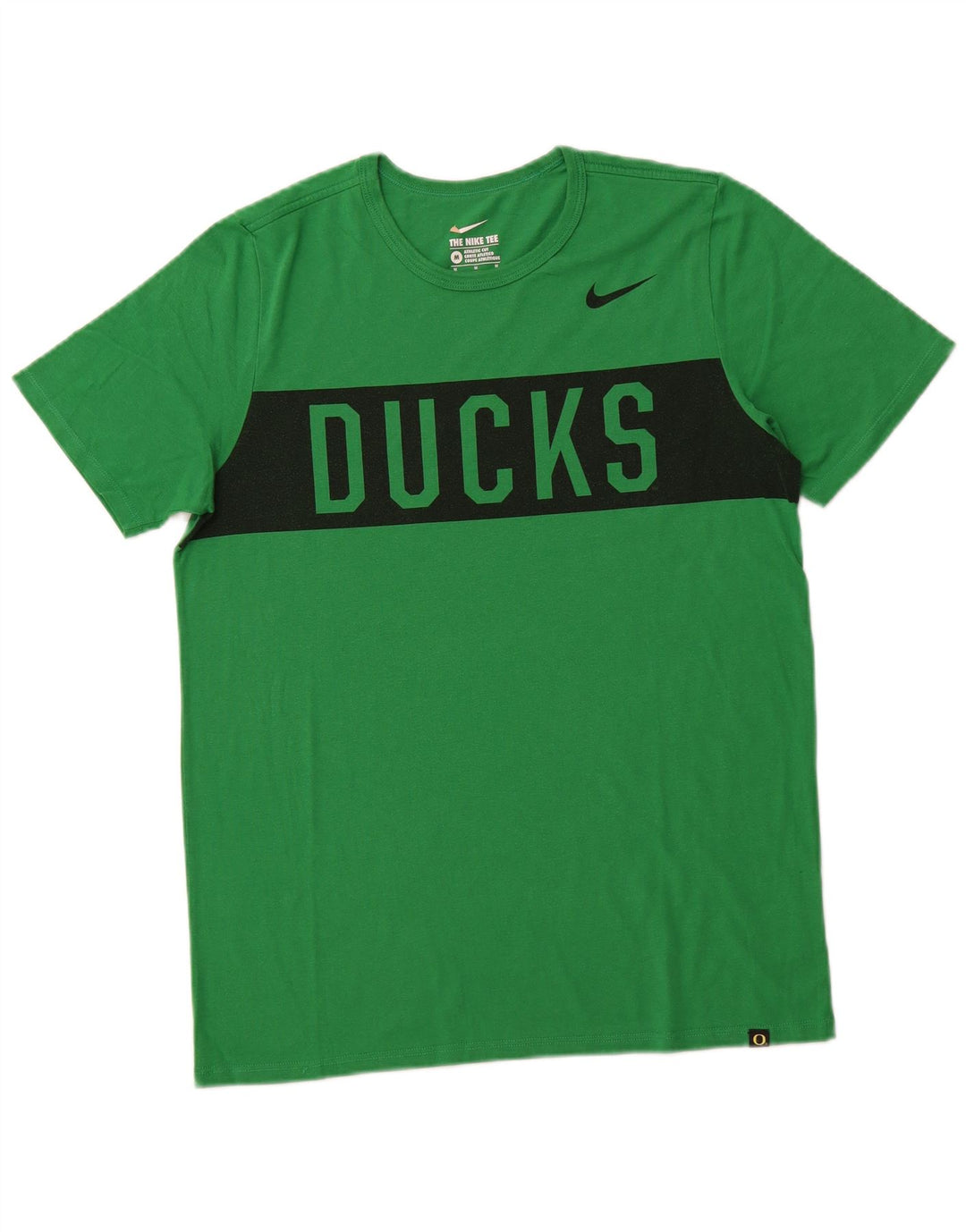 NIKE Herren Oregon Ducks Grafik-T-Shirt-Oberteil Mittelgrüner Farbblock