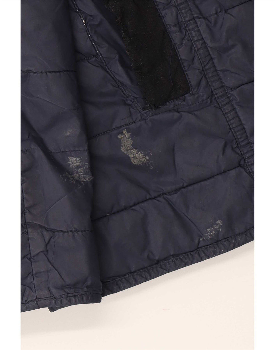 Barbour Damen Wattierte Jacke UK 16 Large Marineblau Colourblock Polyamid