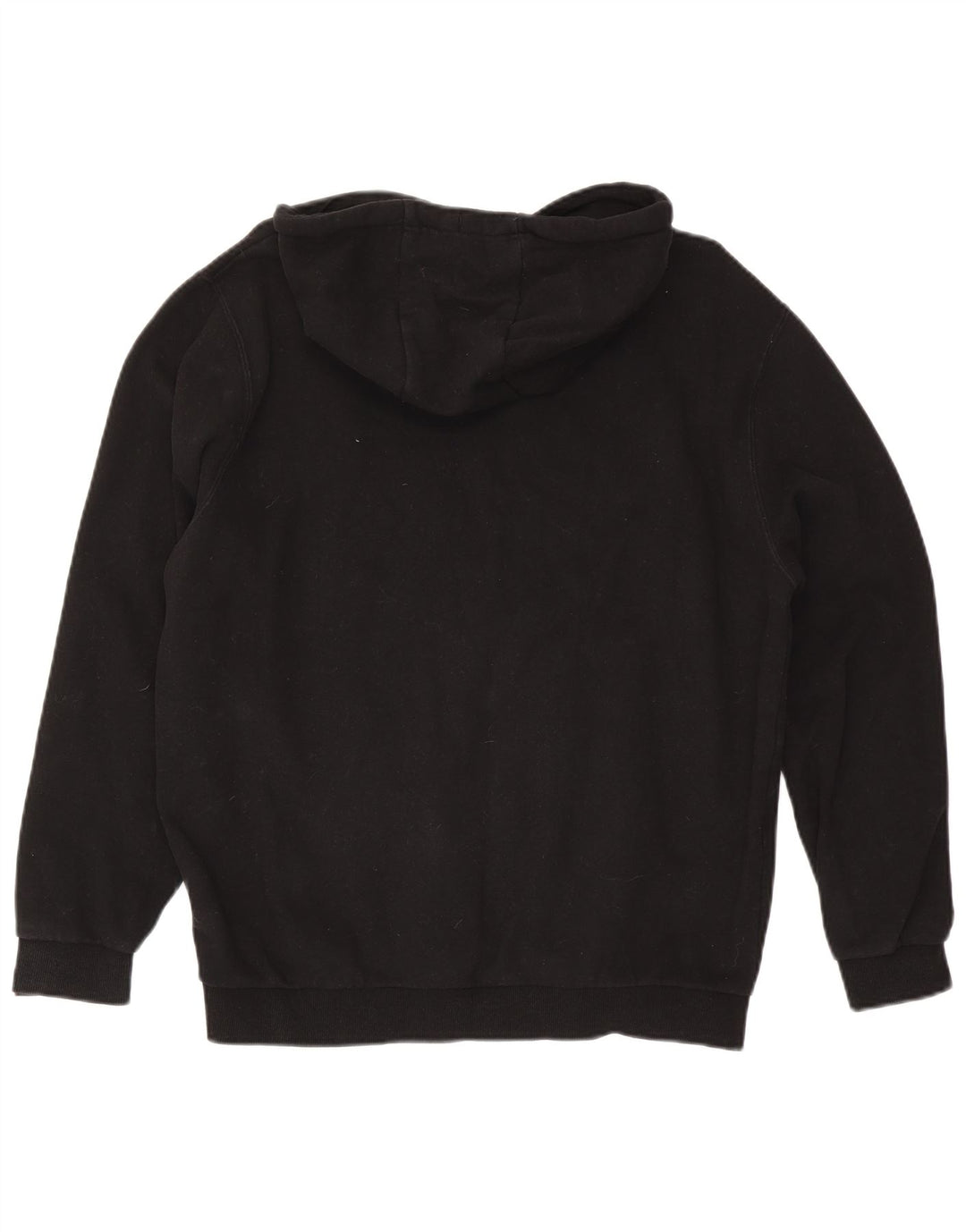Ellesse Herren-Kapuzenpullover mit Grafik, groß, aus schwarzer Baumwolle