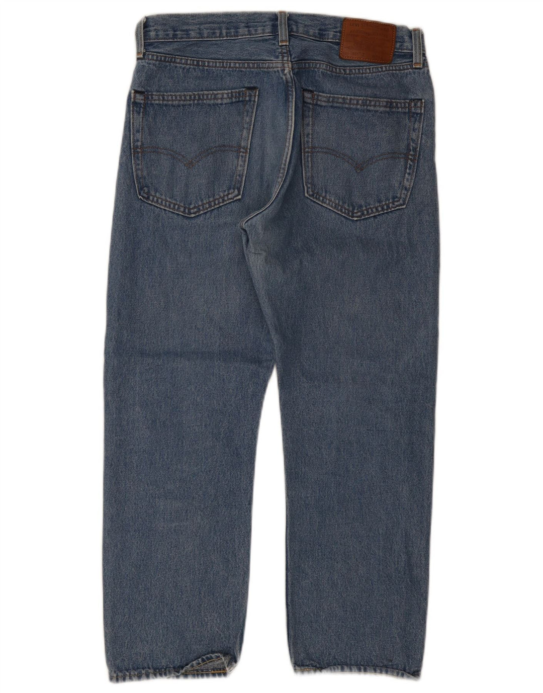 Levi's Herren 551 Straight Jeans W31 L26 Blaue Baumwolle