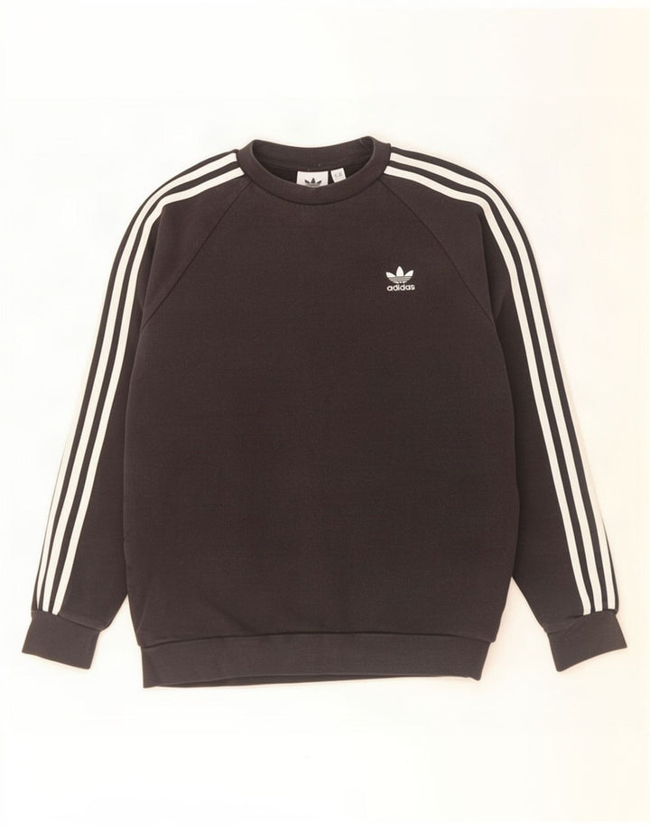 Adidas Herren Sweatshirt Pullover Medium Schwarz Baumwolle