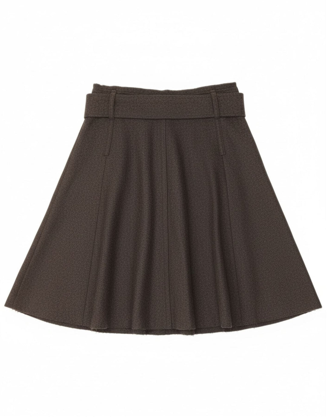 Henry Cottons Damen A-Linienrock IT 42 Medium W28 Graue Wolle