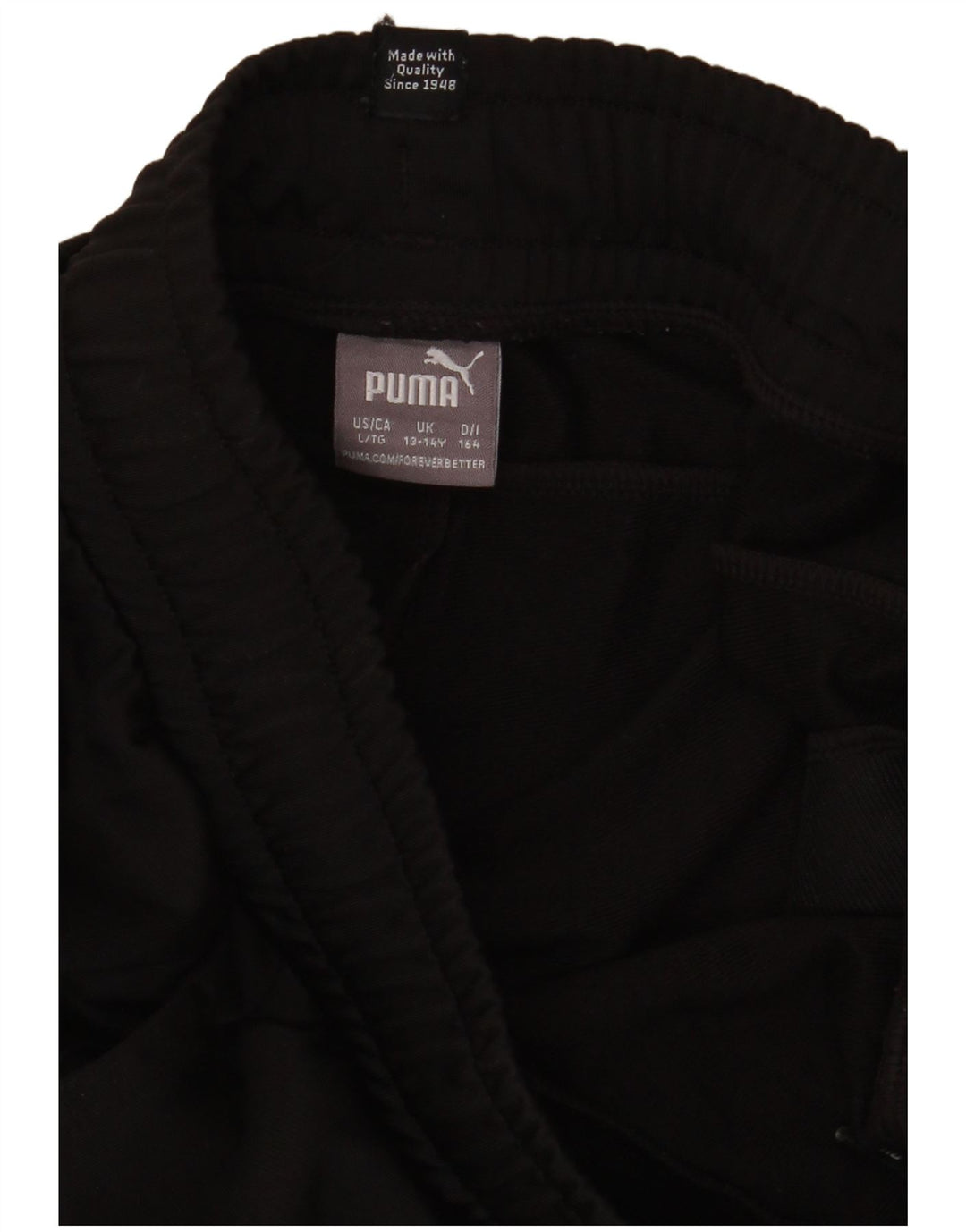 PUMA Jungen-Trainingshose, Jogginghose, 13–14 Jahre, Schwarz