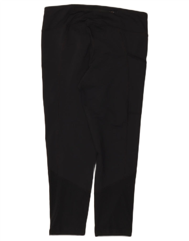 Nike Damen Dri Fit Capri-Leggings, Größe S, Größe S, Schwarz, Polyester