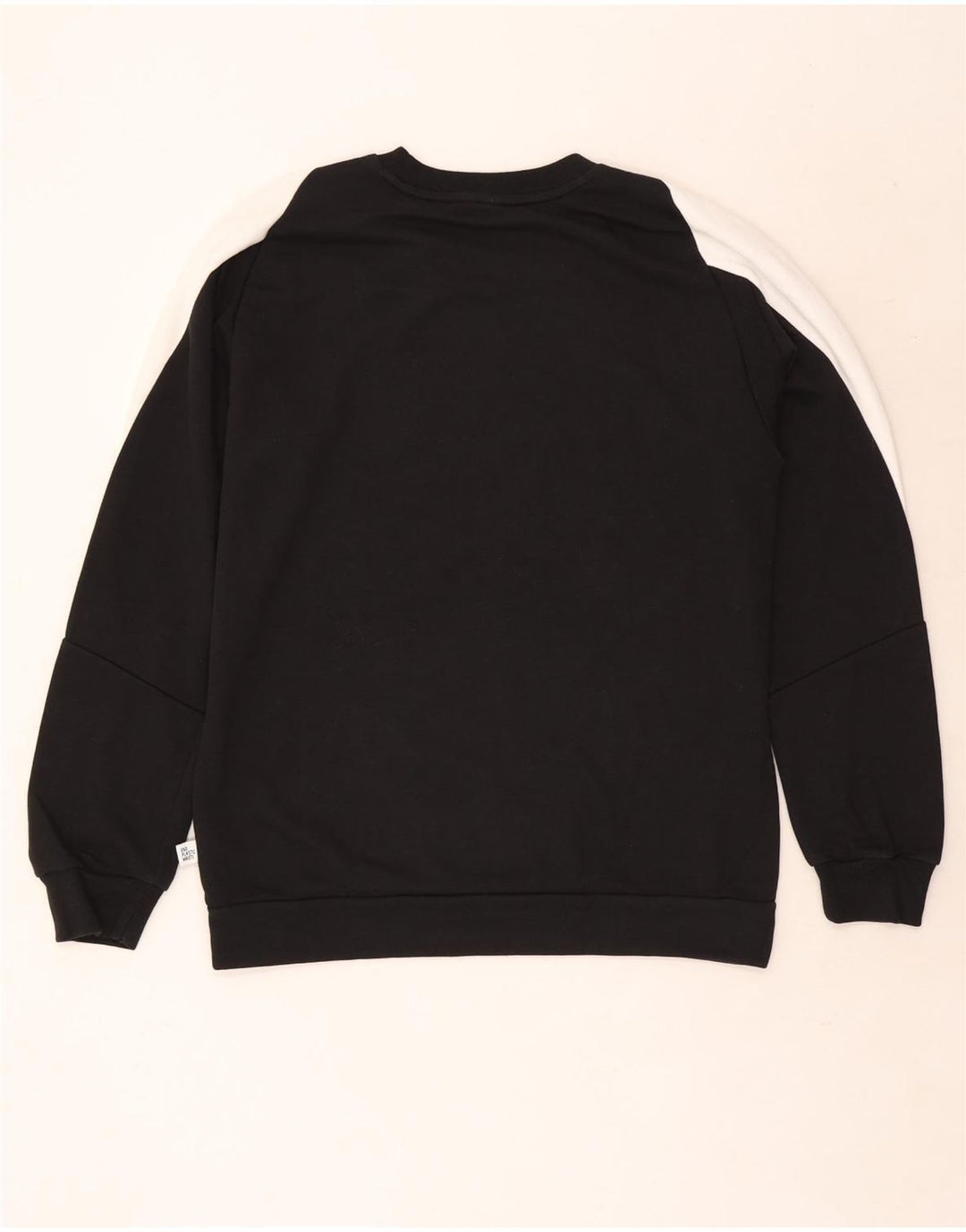 Adidas Herren Grafik-Sweatshirt-Pullover, mittelschwarz, Colourblock-Baumwolle