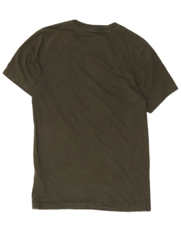 Nike Herren T-Shirt Top XS Khaki Baumwolle