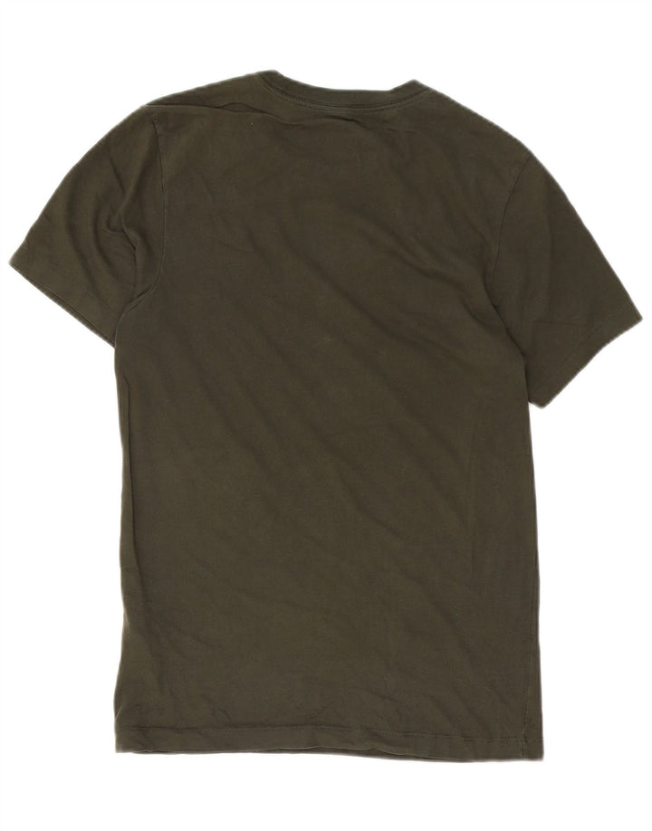 Nike Herren T-Shirt Top XS Khaki Baumwolle