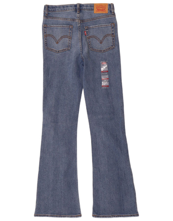 Levi's Mädchen 726 Flared Jeans 11–12 Jahre W24 L29 Blaue Baumwolle