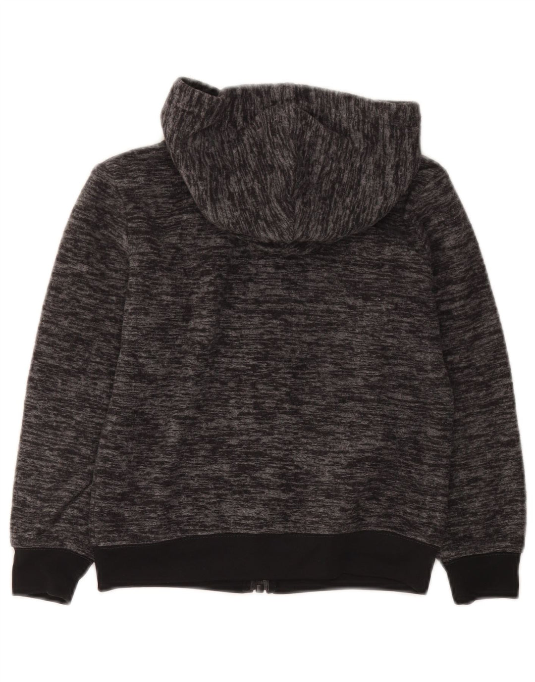 Nike Jungen-Kapuzenpullover mit Reißverschluss, 6–7 Jahre, groß, grau gefleckt