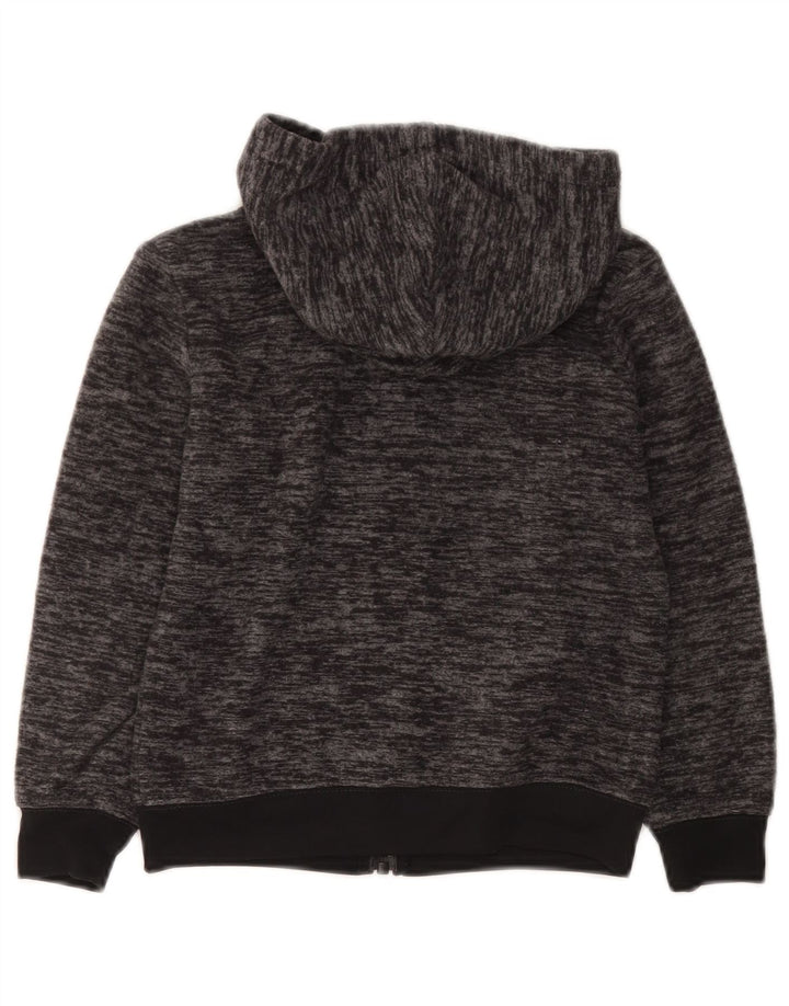 Nike Jungen-Kapuzenpullover mit Reißverschluss, 6–7 Jahre, groß, grau gefleckt
