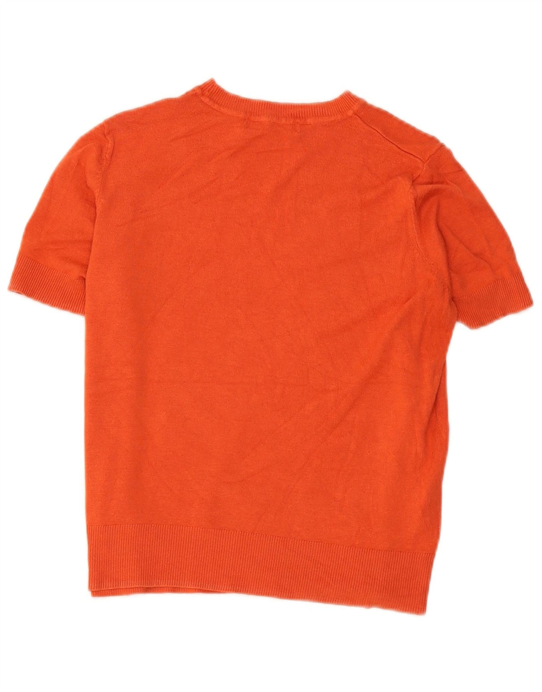 Marks & Spencer Damen Crop T-Shirt Top UK 14 Mittelrote Viskose