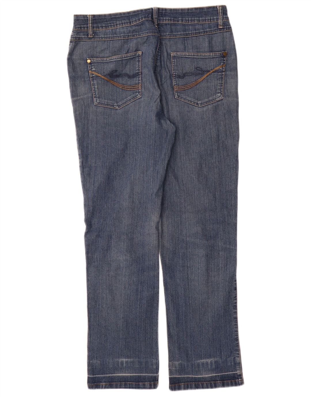 M&Co Damen Straight Jeans UK 12 Medium W32 L30 Blau