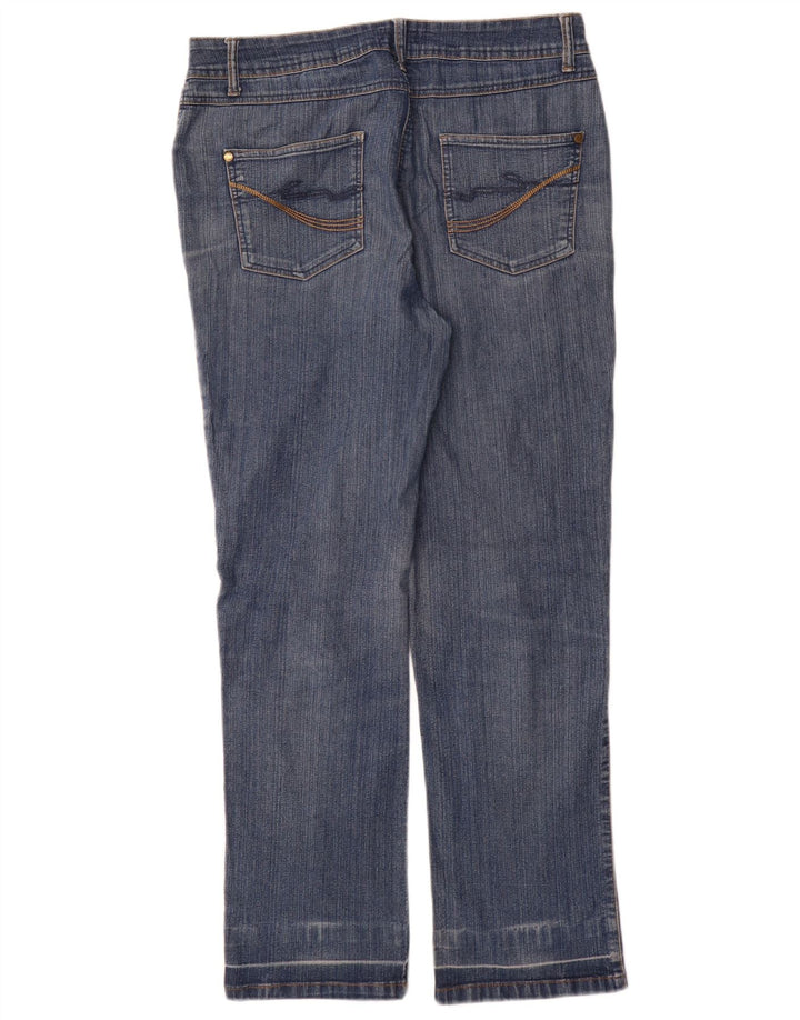 M&Co Damen Straight Jeans UK 12 Medium W32 L30 Blau