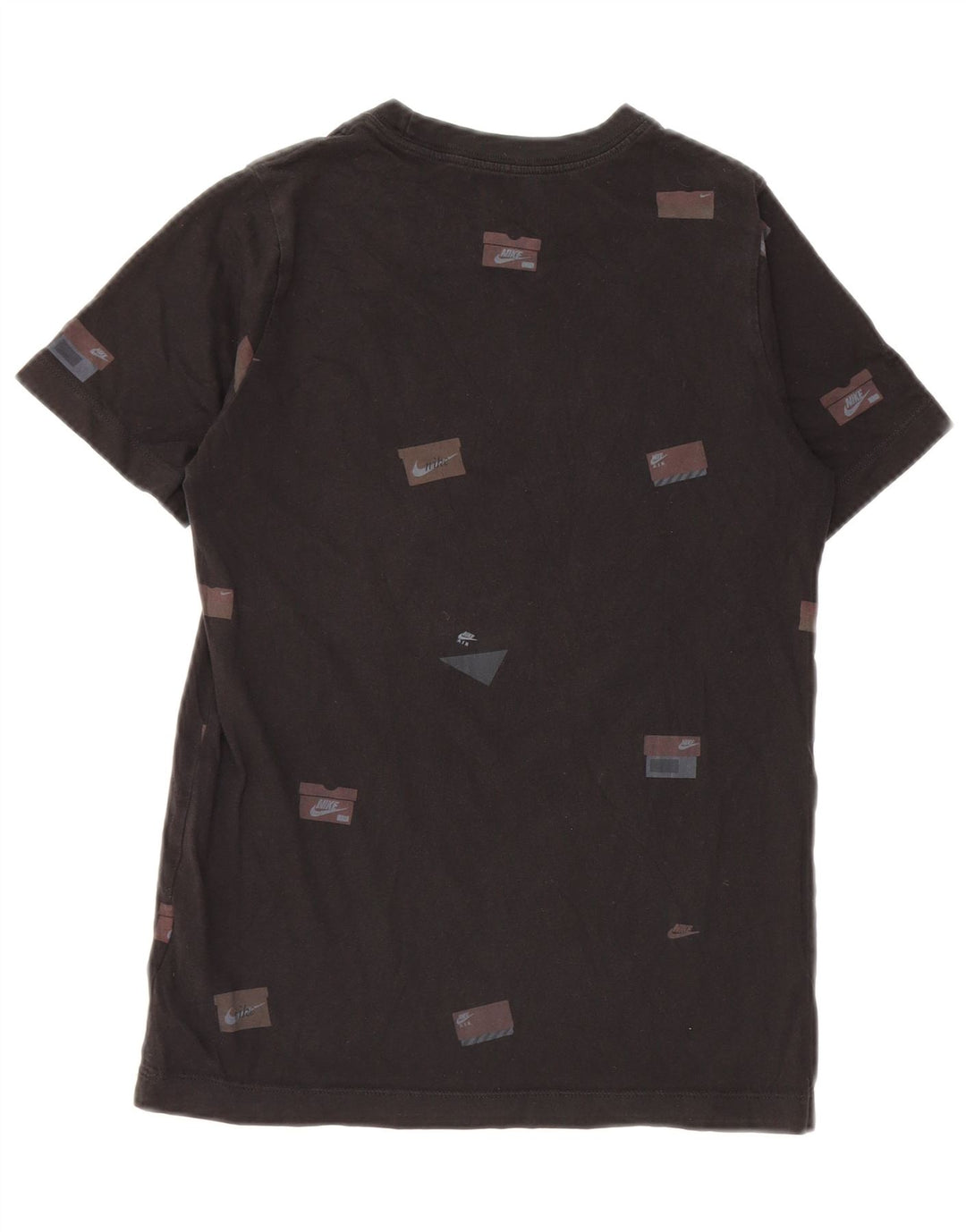 NIKE Grafik-T-Shirt für Jungen, 10–11 Jahre, mittelgroß, schwarze Baumwolle