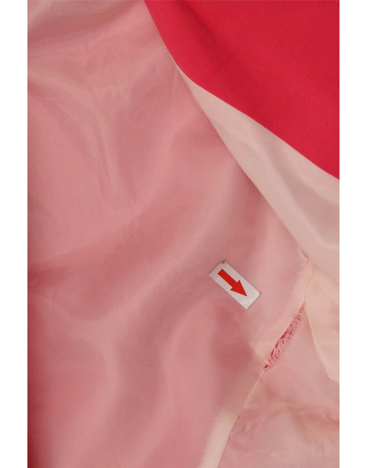 Zara Damen 1-Knopf-Blazerjacke EU 42 Large Pink