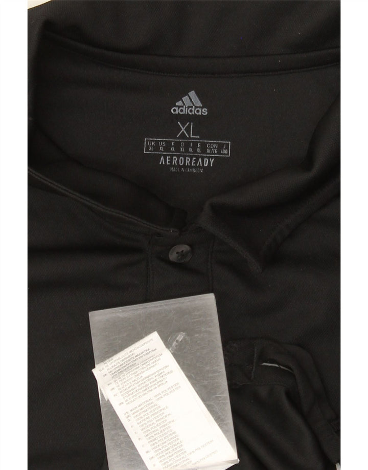 Adidas Herren Aeroready Poloshirt XL Schwarz Polyester