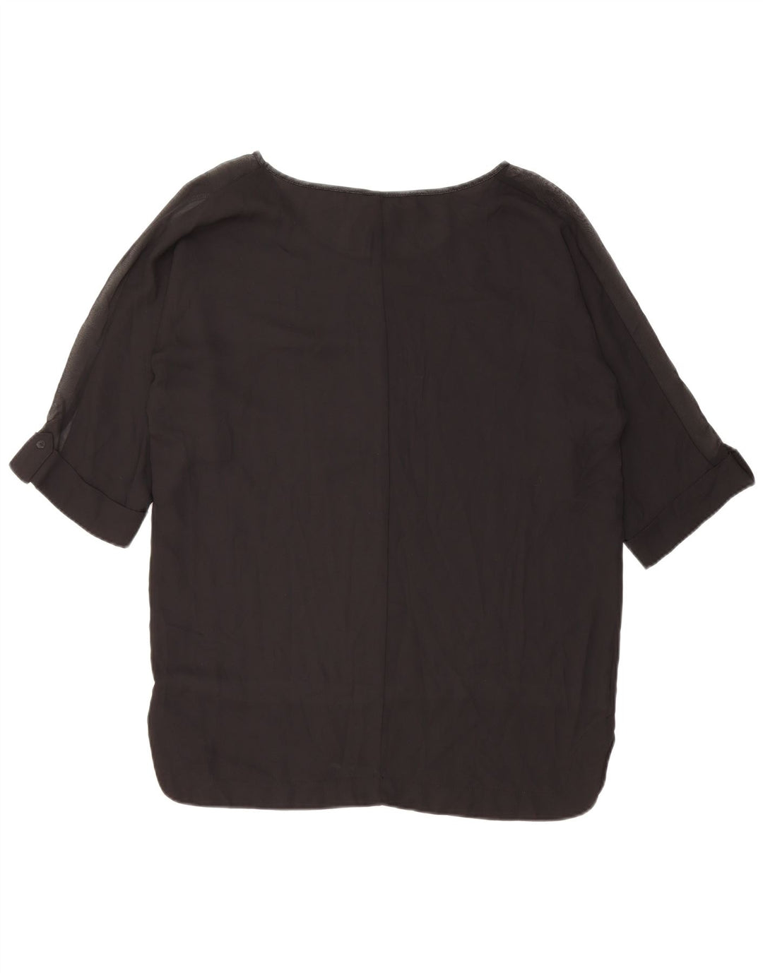 DESIGUAL Damen Grafik-Blusenoberteil UK 14 Medium Schwarz