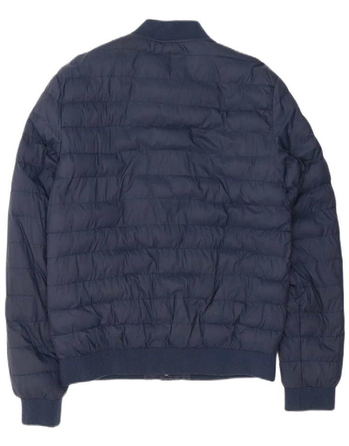 Jack Wills Herren gepolsterte Bomberjacke UK 38 Mittel Marineblau