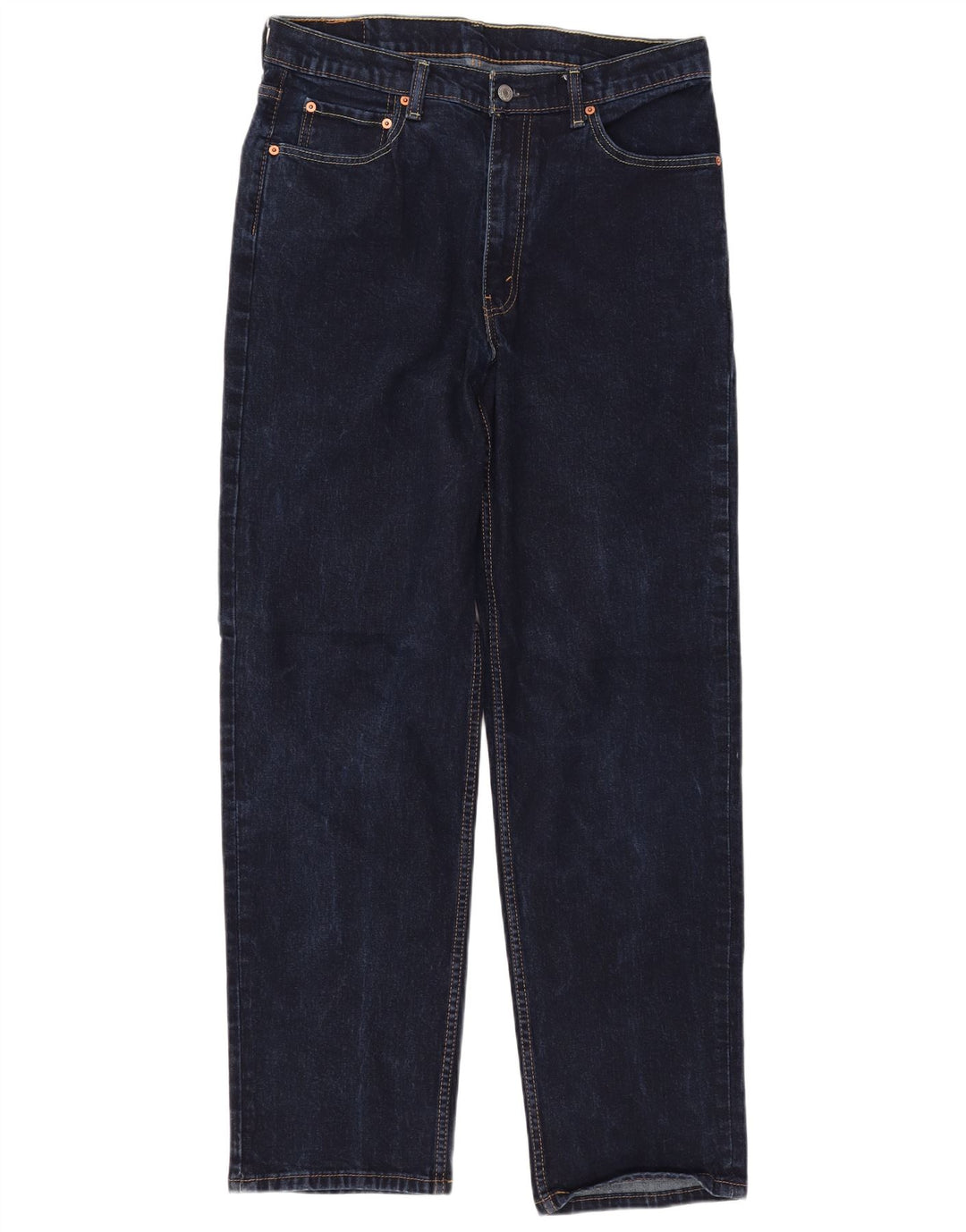 Levi's Herren 550 Relaxed Fit Straight Jeans W36 L34 Marineblaue Baumwolle