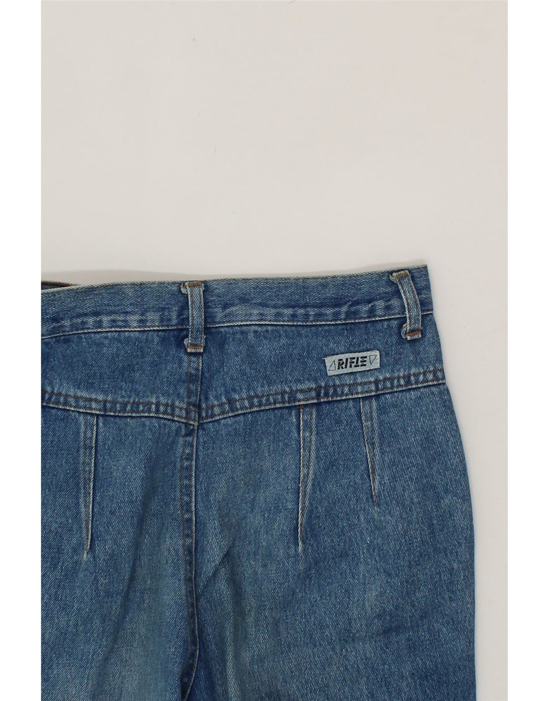 RIFLE Womens High Rise Tapered Jeans W26 L29 Blue Vintage Rifle and Second-Hand Rifle from Messina Hembry 