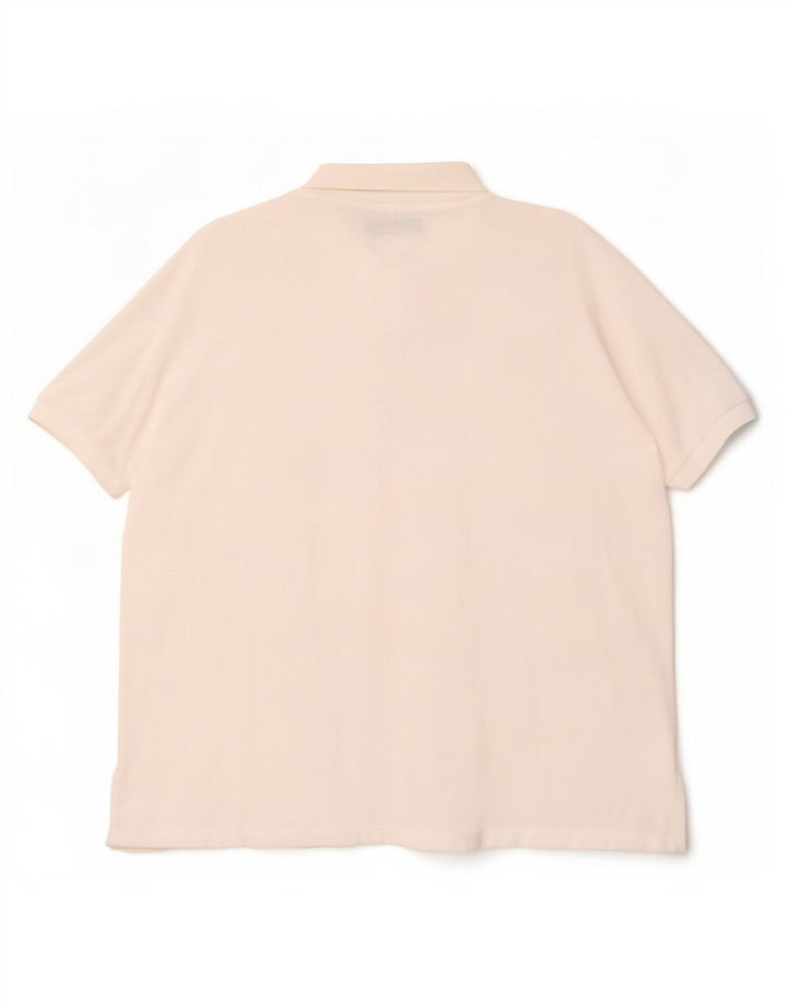 Lacoste Damen-Poloshirt mit entspannter Passform, UK 14, mittelweiße Baumwolle