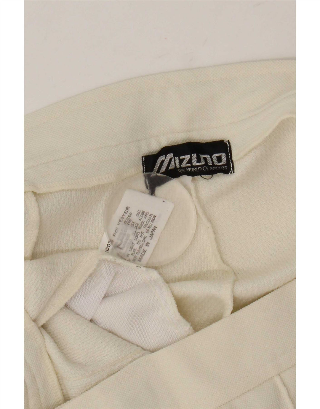 Mizuno Herren Gerade Freizeithose W32 L32 Weiß Polyester