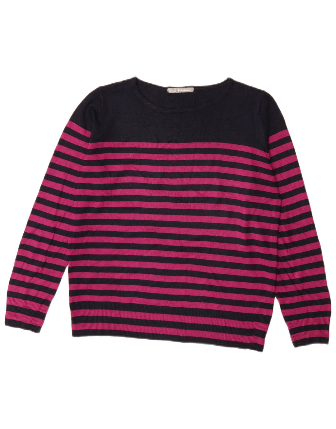 MARKS & SPENCER Damen Pullover mit U-Boot-Ausschnitt, UK 14, Mittelviolett
