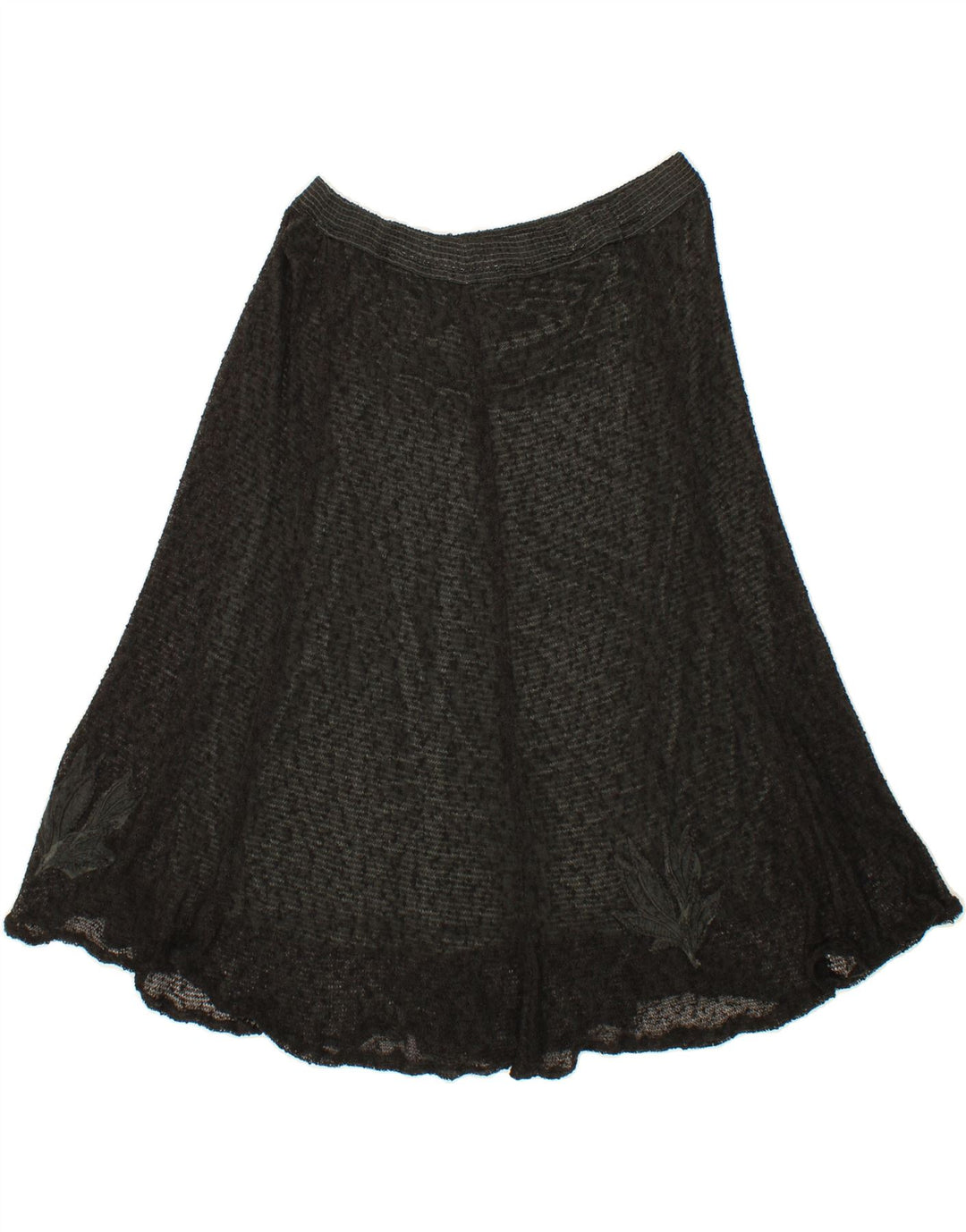 VINTAGE Womens A-Line Skirt W30 Medium Black Vintage Vintage and Second-Hand Vintage from Messina Hembry 
