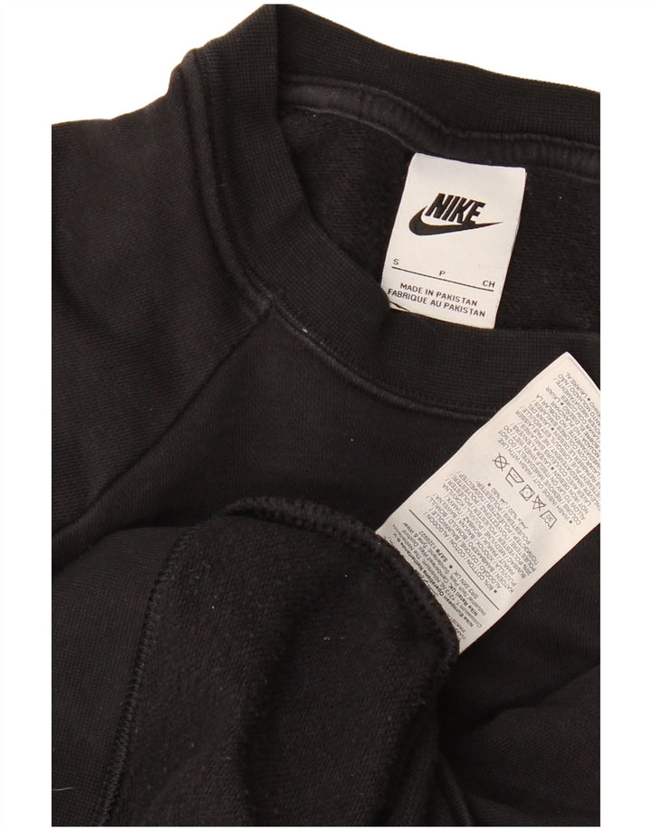 Nike Damen-Sweatshirt in Übergröße, Größe S, Schwarz, Baumwolle, UK 10