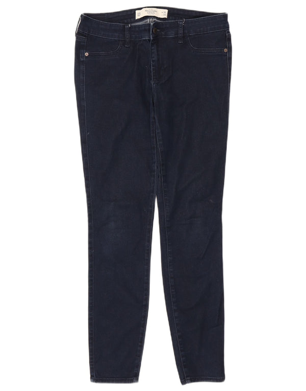 Abercrombie & Fitch Damen Skinny Jeans US 10 Large W30 L29 Marineblau