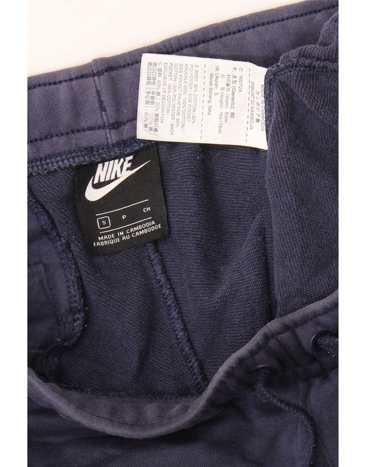 Nike Herren-Trainingshose, Größe S, marineblau, Baumwolle