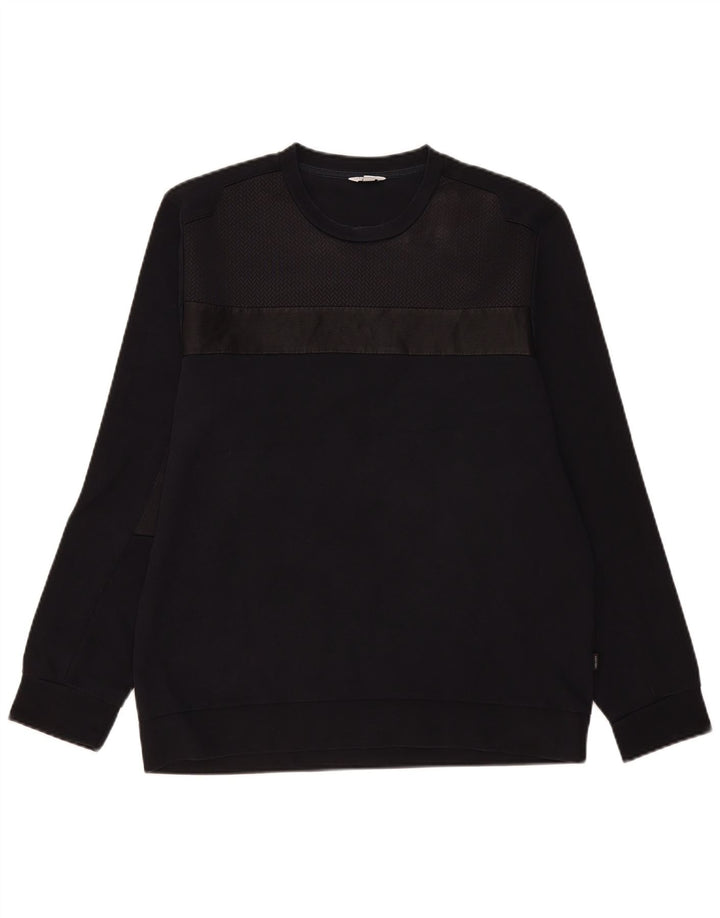 Calvin Klein Herren Sweatshirt Pullover Large Schwarz Baumwolle