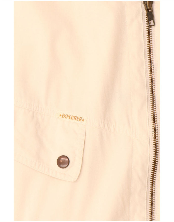 Explorer Herren-Utility-Gilet UK 38 aus mittelweißer Baumwolle