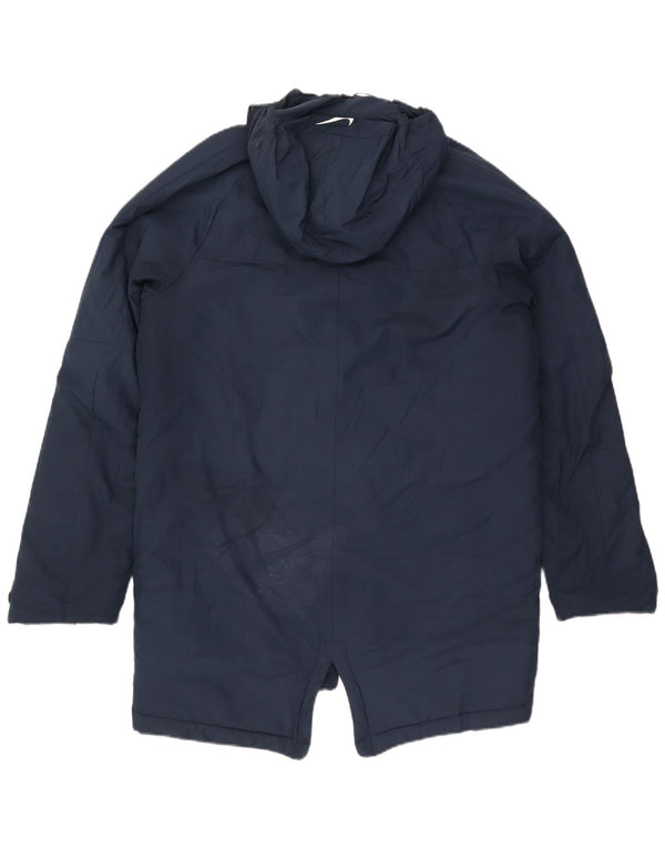 Nike Herren-Windbreaker-Mantel mit Kapuze, UK 38, mittelmarineblaues Polyester