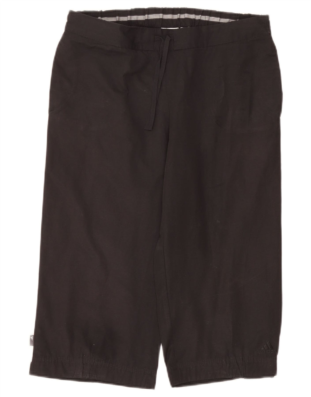 Adidas Damen Bermudashorts UK 10 Small W27 Schwarze Baumwolle